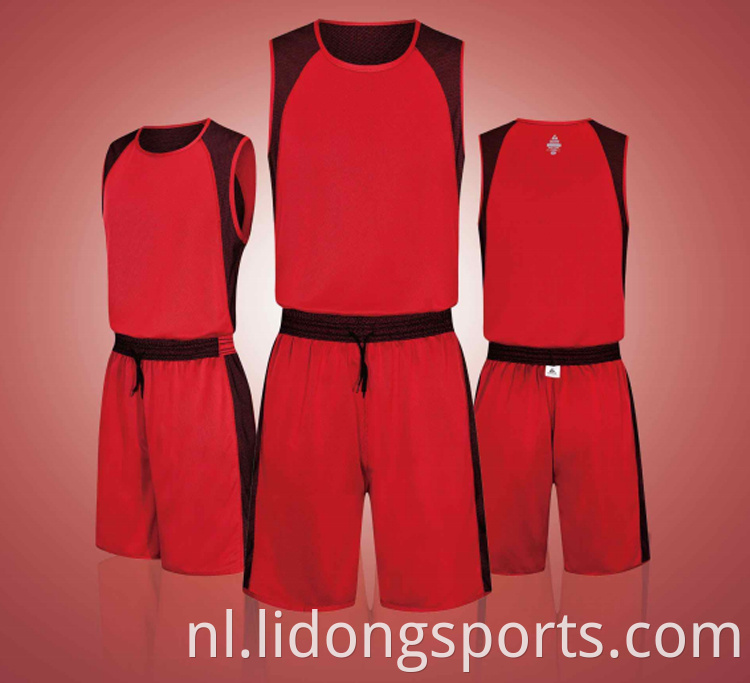 Factory Groothandel Prijs Sportteam Shirts Basketball Ademend Jersey Basketball Uniform Set